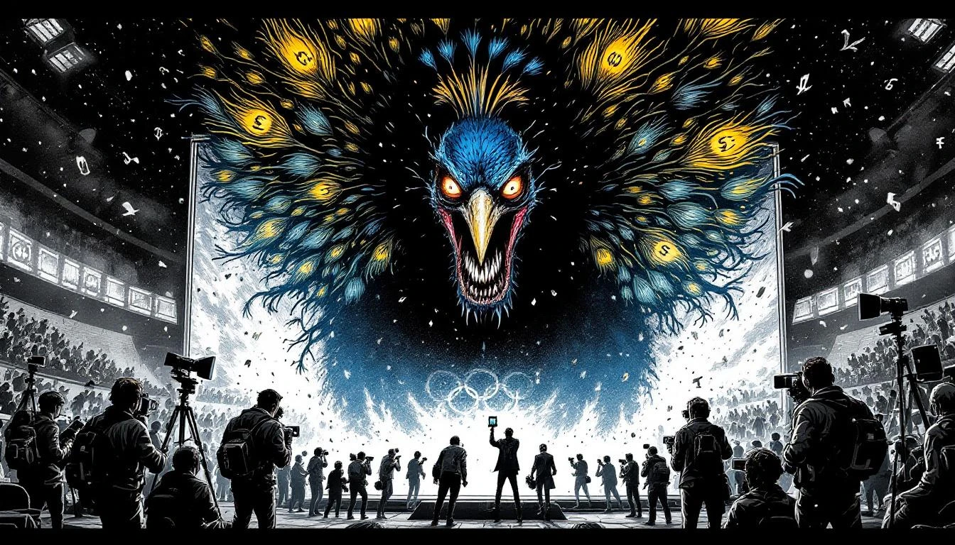 Illustration for: The Gospel According to Guthrie: How NBC Turned a Human Tragedy Into Olympic-Grade Self-Promotion