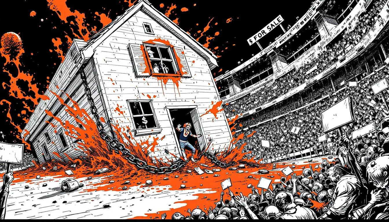 Illustration for: The Three-Mortgage Game: American Priorities on Full Display