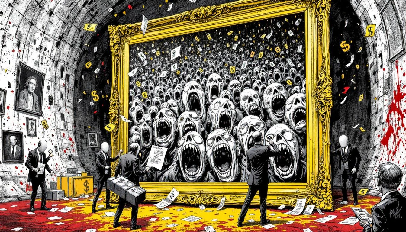 Illustration for: The Patron Saint of Perfect Symbolism: Epstein's Interior Decorator Had the Subtlety of a Sledgehammer