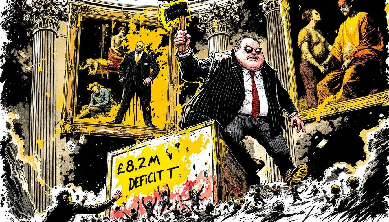 Illustration for: The National Gallery Discovers That Priceless Masterpieces Cannot, In Fact, Pay Rent