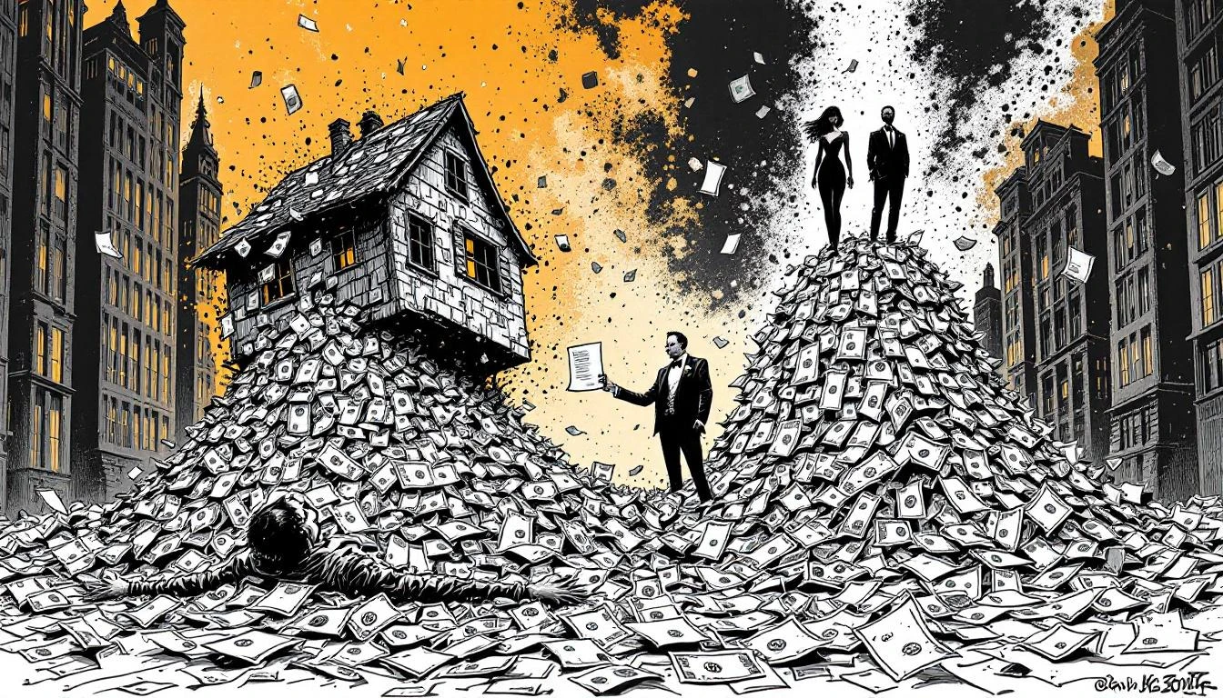 Illustration for: The Marriage Premium: How America Solved Homelessness by Suggesting You Just Find a Roommate You're Legally Obligated to Fuck