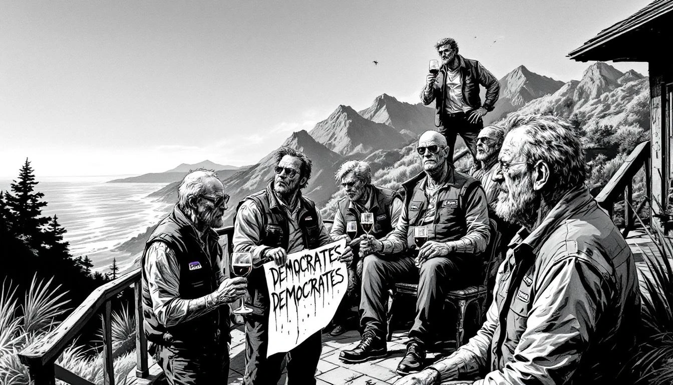 Illustration for: The DEMOCRATES of Santa Monica Mountains: When Your Revolutionary Vanguard Can't Spell the Revolution