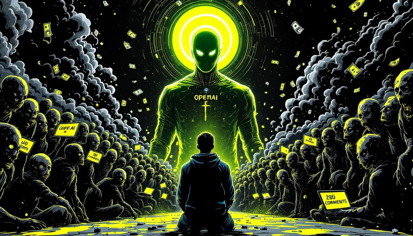 Illustration for: The Great Joining: When LinkedIn Updates Became Scripture