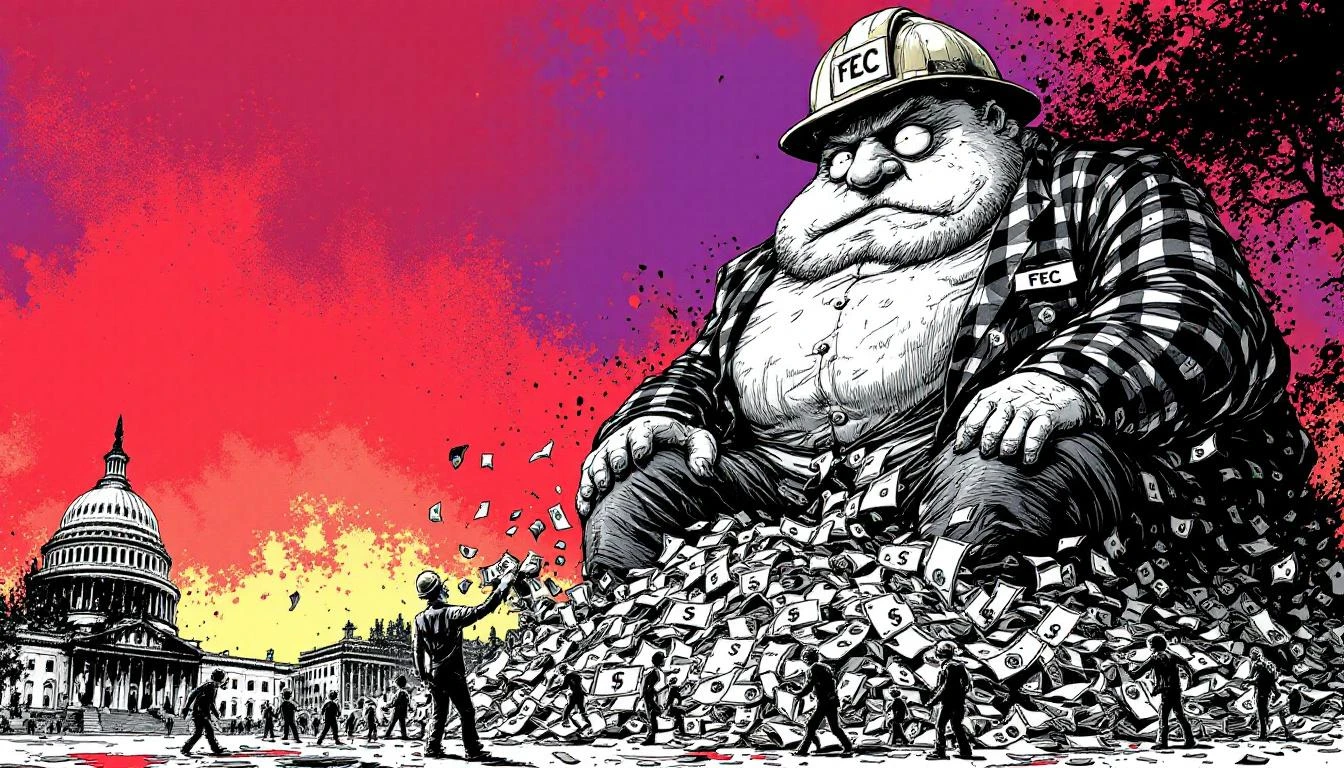 Illustration for: PAC FOR POPULIST CONSERVATISM: When the Revolution Needs a Tax ID Number