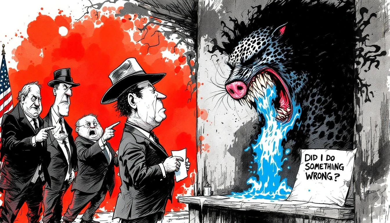 Illustration for: The Irony Singularity: Pro-Trump Mayor Commits the Voter Fraud He Campaigned Against, Asks If He Did Something Wrong