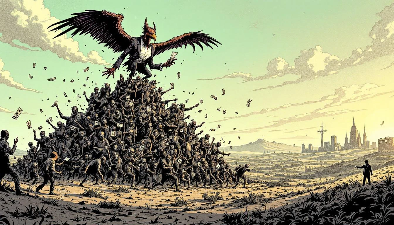 Illustration for: The Great Middleman Grift: How Farm Labor Contractors Turned Regulatory Capture Into an Art Form