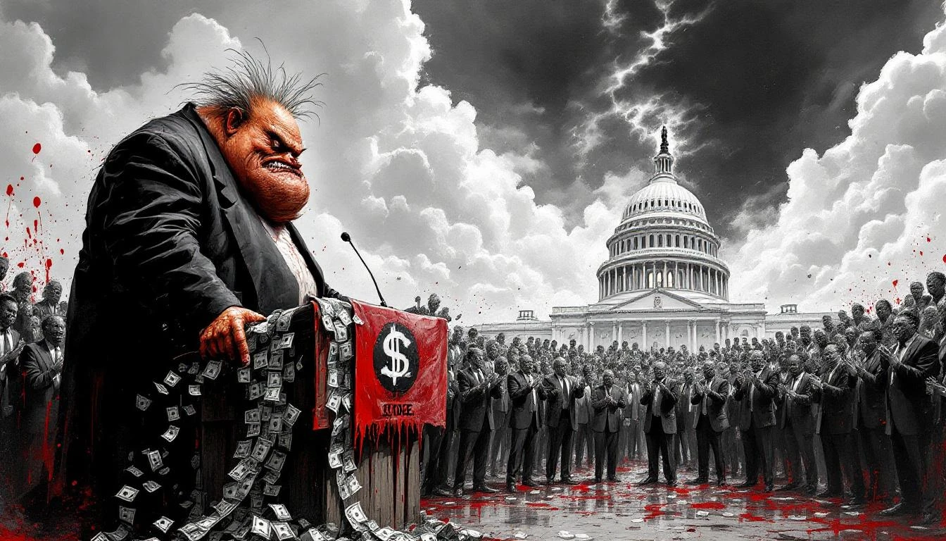 Illustration for: The Fox Volunteers to Guard the Henhouse: Trump's Congressional Stock Ban Theater