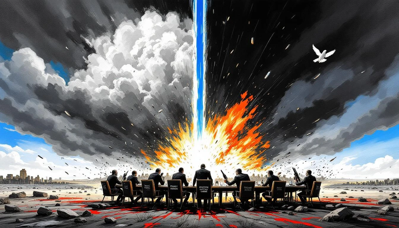 Illustration for: Peace Talks: Now With 40% More High Explosives