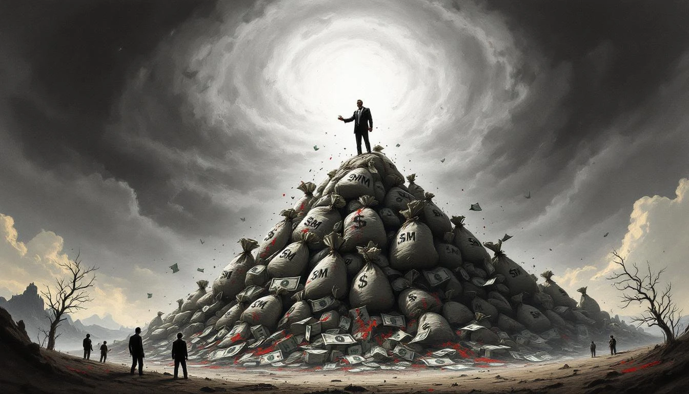 Illustration for: The Anxious Millionaire: A Meditation on $3 Million and the Unbearable Lightness of Never Having Enough