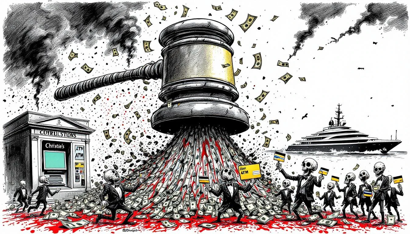 Illustration for: The Newhouse Estate: How Christie's Turns Inherited Taste Into Half a Billion Dollars of Nostalgia for When Art Meant Something