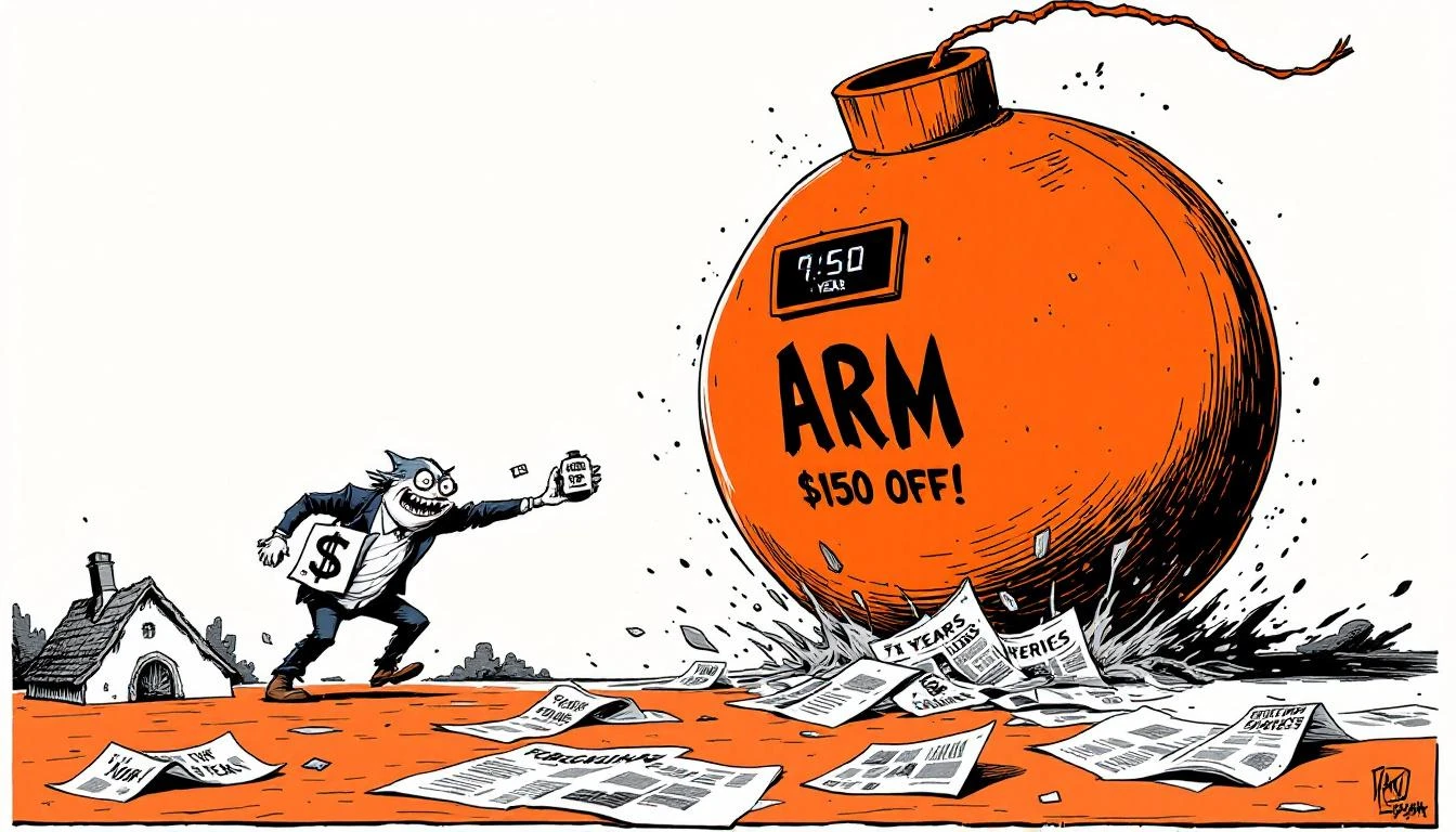 Illustration for: The Financial Amnesia Lottery: America Rediscovers the Adjustable-Rate Mortgage