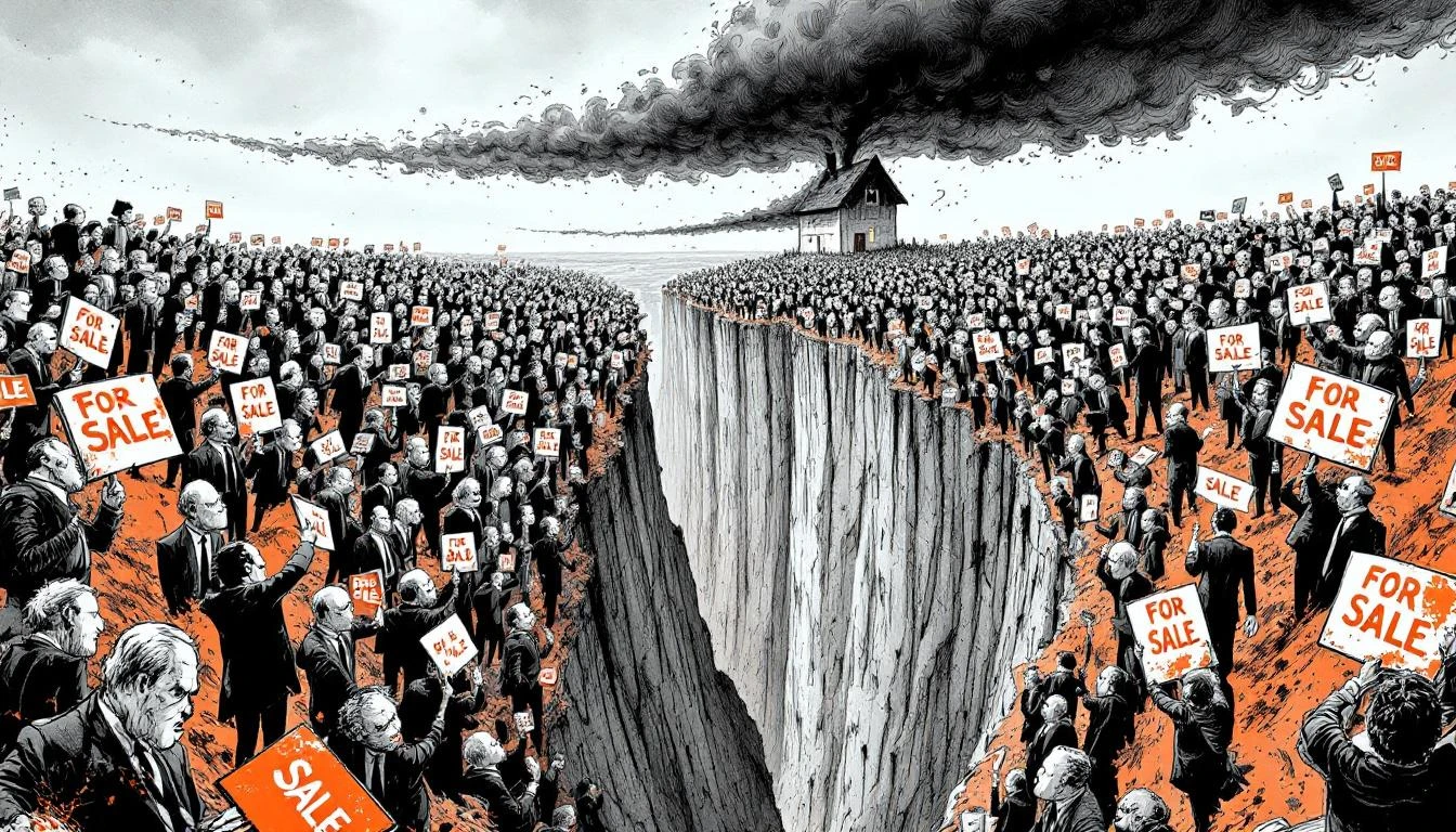 Illustration for: The Great American Standoff: 630,000 Sellers Discover Nobody Wants Their Overpriced Shitboxes