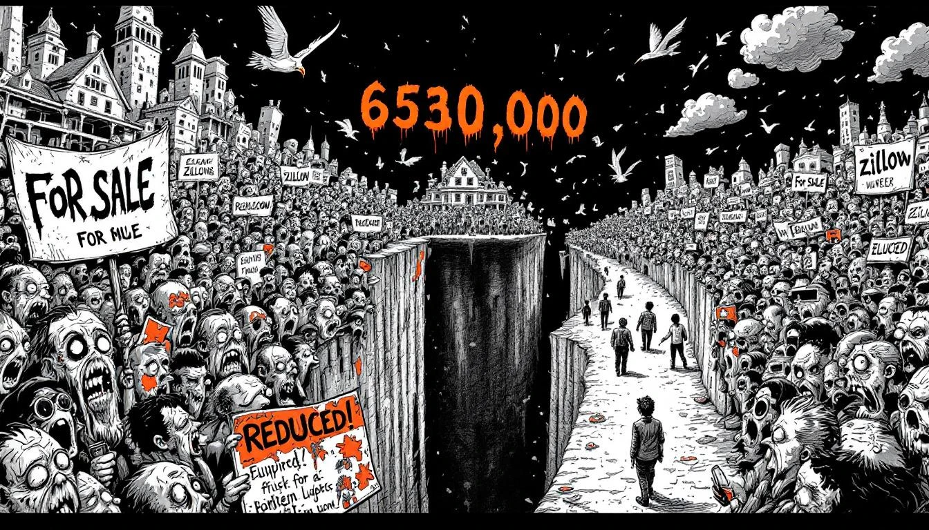 Illustration for: The Great Standoff: 630,000 Sellers Discover Nobody Wants Their Overpriced Shitboxes