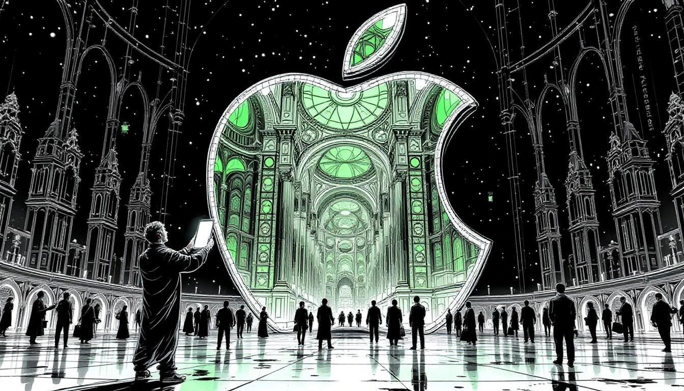 Illustration for: Apple's Privacy Theatre: A Luxury Good That Dissolves on Contact With Authority