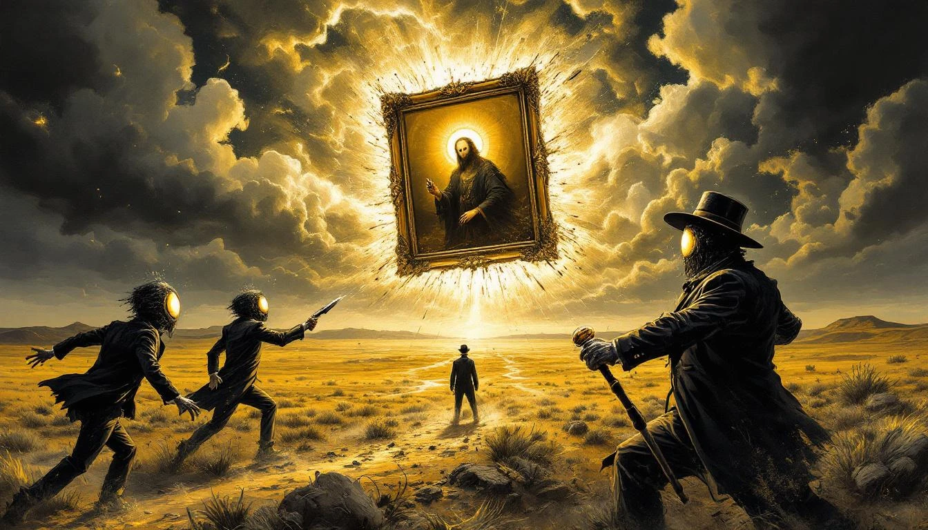 Illustration for: The Ballpoint Barons and the Case of the Chauffeur Who Allegedly Knew Fra Angelico